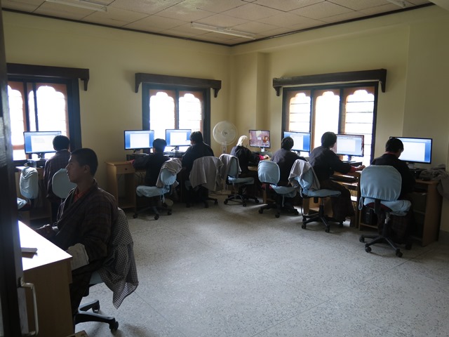 Photo: Students learning computer